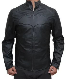 Batman Begins Black Leather Jacket
