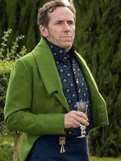 Bridgerton Lord Featherington Green Suiting Tailcoat