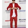 Buy Justin Bieber Red Suit For Mens