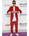 Buy Justin Bieber Red Suit For Mens