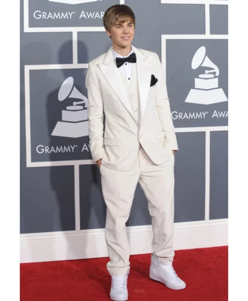 Buy Justin Bieber White Full Suit For Mens