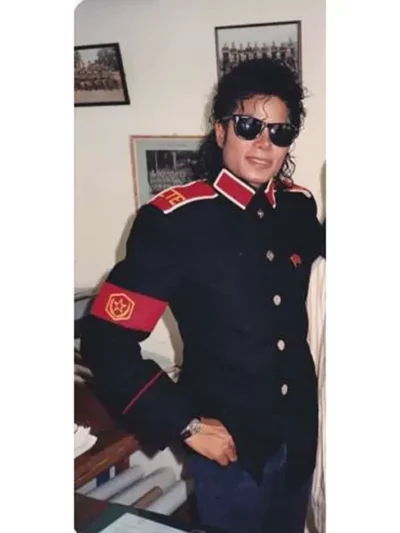 CTE Military Michael Jackson Cotton Jacket Back