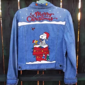 Christmas Denim Multicolor Jacket Style 4