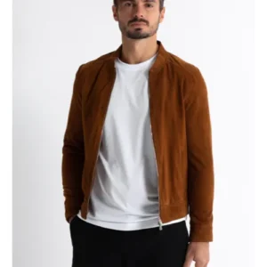 Cognac Suede Jacket