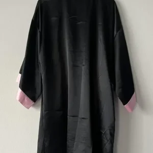 Colson Baker Silk Fabric Robe Coat Back