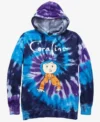 Coraline Multicolor Printed Fleece Hoodie