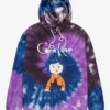Coraline Multicolor Printed Fleece Hoodie Style 2
