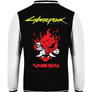 Cyberpunk Varsity wool Jacket