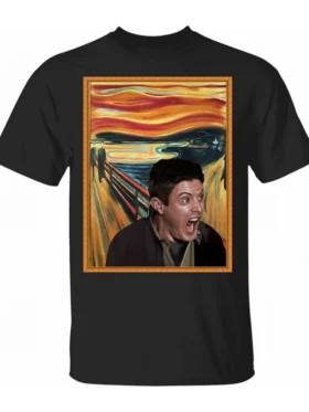 Dean Winchester Scream Black Printed Shirt