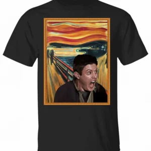 Dean Winchester Scream Black Printed Shirt