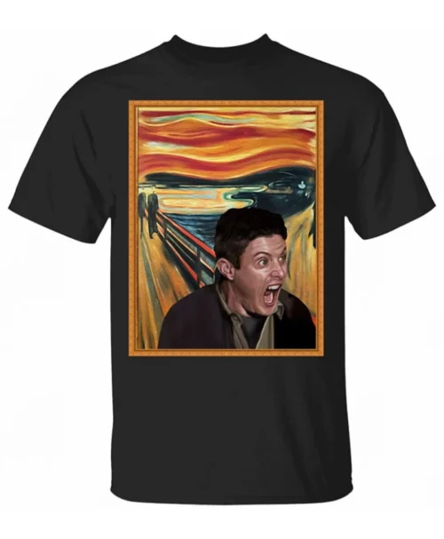 Dean Winchester Scream Black Printed Shirt