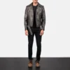 Disstressed Full Grain Leather Jackets