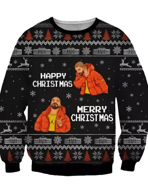 Drake Christmas Sweater 1