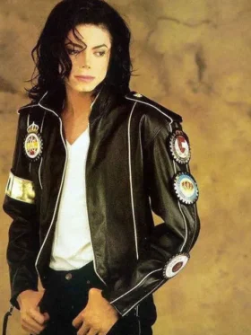 Elizabeth Taylor Tribute Michael Jackson Black Jacket