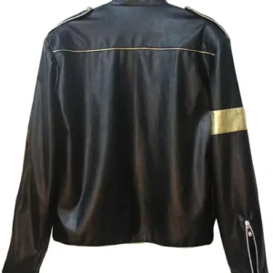 Elizabeth Taylor Tribute Michael Jackson Black Jacket Back