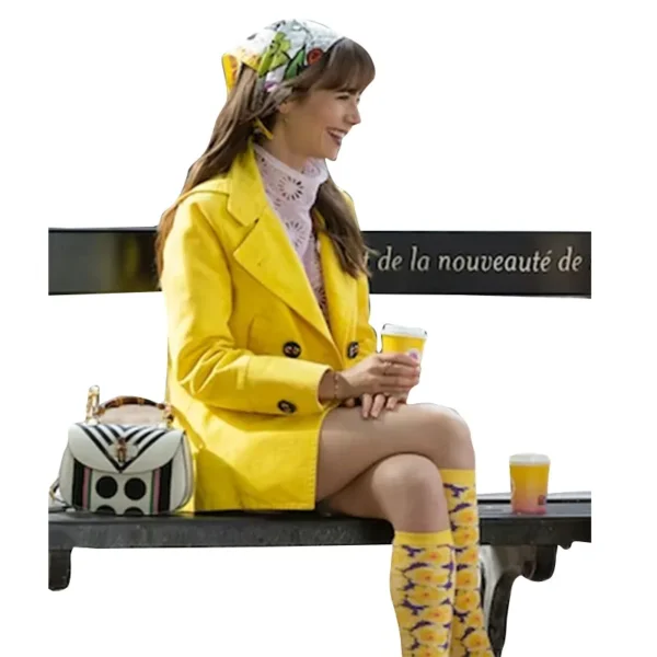Emily Cooper Emily in Paris S03 Yellow Coat