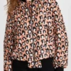 Emily In Paris S03 Lily Collins Lady Leopard Bomber Jacket