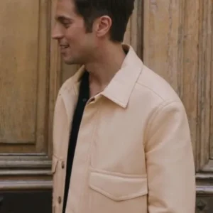 Emily in Paris S03 Gabriel Beige Jacket