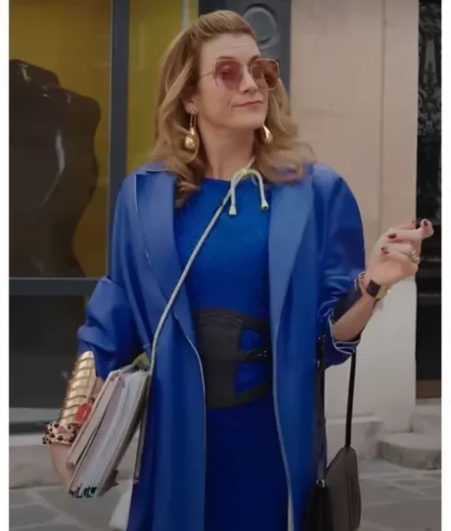 Emily in Paris S03 Madeline Blue Coat
