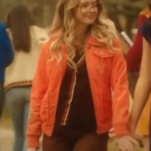 Firefly Lane Kate Mularkey Orange Cotton Jacket