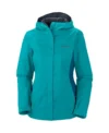 Firefly Lane S01 Marah Mularkey Teal Blue Rain Jacket Front