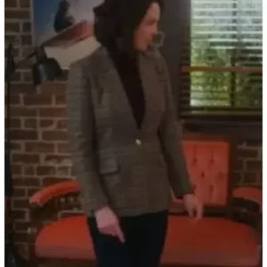 Firefly Lane S02 Episode 05 Tully Hart Brown Checked Blazer