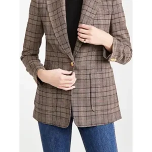 Firefly Lane S02 Episode 05 Tully Hart Brown Checked Blazer Front