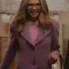 Firefly Lane S02 Sarah Chalke Purple Fur Coat