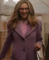 Firefly Lane S02 Sarah Chalke Purple Fur Coat