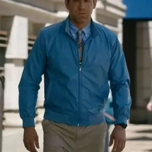 Free Guy Blue Bomber Jacket