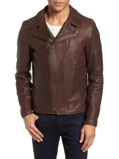 Full Grain Bison Leather Jacket