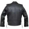 Full Grain Cowhide Leather Jacket Back
