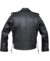 Full Grain Cowhide Leather Jacket Back