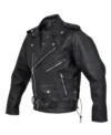 Full Grain Cowhide Leather Jacket For Men