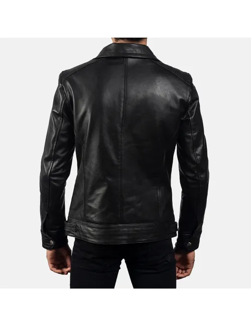 Full Grain Leather Motorcycle Jackets Back
