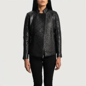 Full Grain Quilted Jacket For Women
