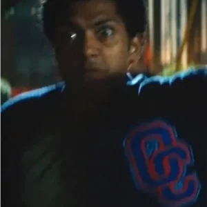 Gen V Andre Anderson Blue Letterman Jacket Back