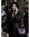 Georgina Sparks Gossip Girl Season 02 Black Sequin Blazer