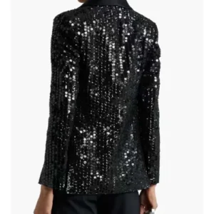 Georgina-Sparks-Gossip-Girl-Season-02-Black-Sequin-Blazer-Back