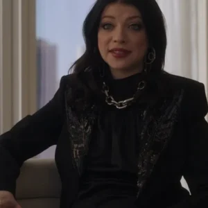 Georgina Sparks Gossip Girl Season 2 Black Blazer Front