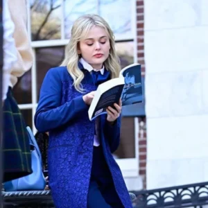 Gossip Girl Audrey Hope Blue Long Coat