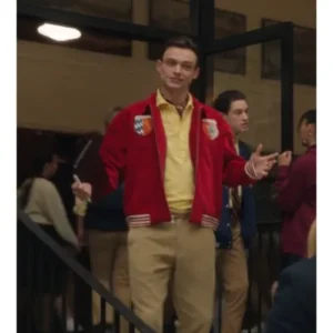 Gossip Girl Reboot S02 Max Wolfe Red Bomber Jacket for sale