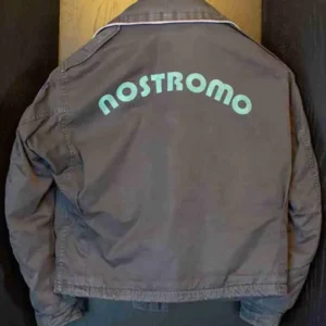 Harry Dean Stanton Crew Alien Nostromo Grey Jacket