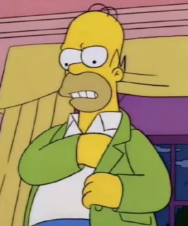Homer The Simpsons Green Jacket