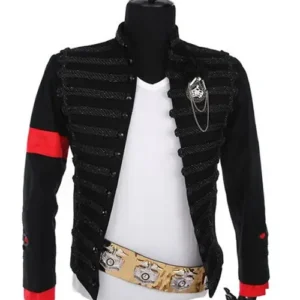 Hussar Award Ceremony Michael Jackson Black Jacket Front