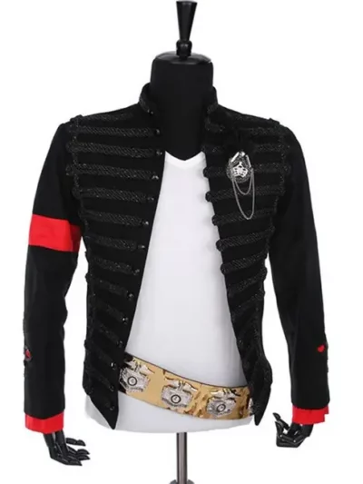 Hussar Award Ceremony Michael Jackson Black Jacket Front