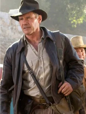 Indiana Jones Brown Leather Jacket For Men