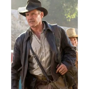 Indiana Jones Brown Leather Jacket For Men
