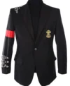Informal Bad Buckle Michael Jackson Black Blazer Front