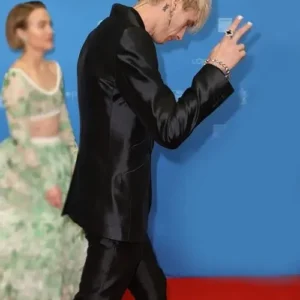 Jackass Forever Premier Colson Baker Black Suit Back